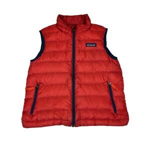 Patagonia Boys Down Sweater Puffer Vest Youth XS Gorpcore Granola